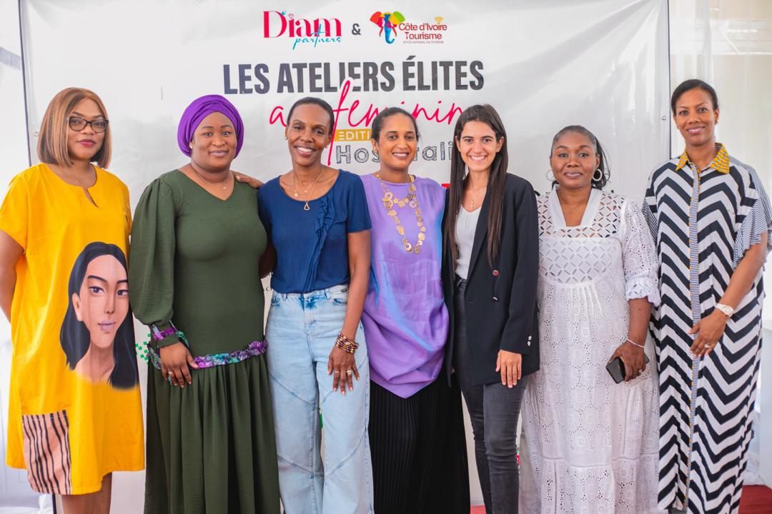 Participantes des Ateliers Élites au Féminin, édition Hospitalité, organisés par Diam Partners et Côte d'Ivoire Tourisme